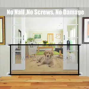 Mesh Dog Gate for Pet Safety Enclosure - 180cm Long