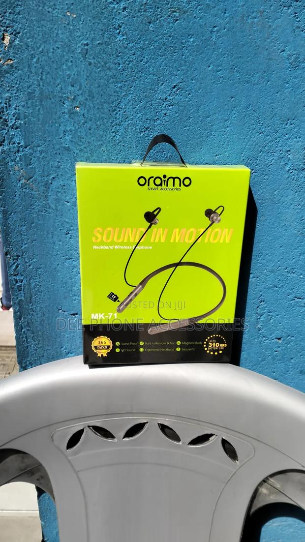 Oraimo Neckband Wireless Earphones - thumbnail 2
