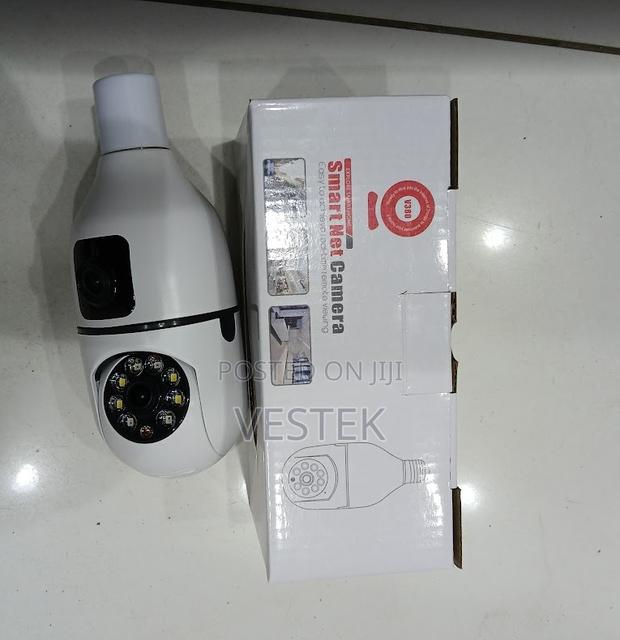 PTZ Home Security CCTV Dual Lens Screen 1080p Hd Hot Wifi Bulb Camera