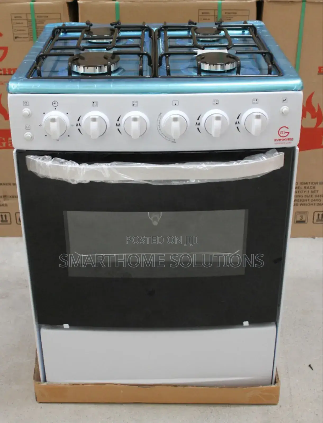 With Gas Oven, 4gas Cooker. 60by60 Standing Cooker. Affordable