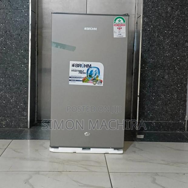 Bruhm Single Door Refrigerator BFS-90md Silver 90l - main view