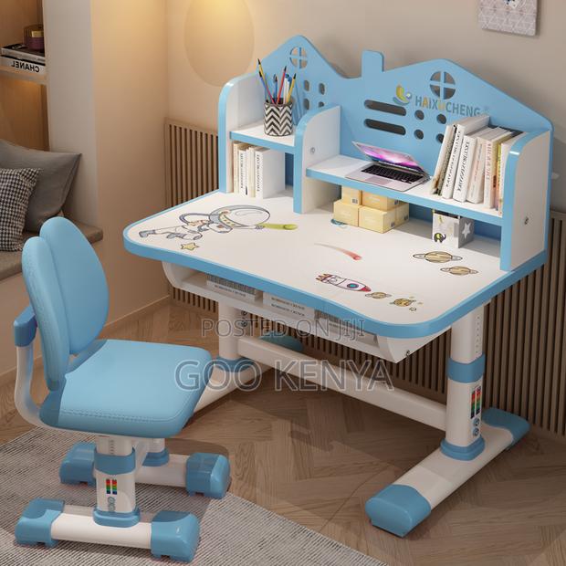 Kid's Desk; School Study Furniture Set for Kids and Students