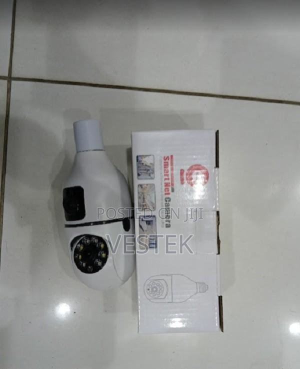 Dual Lens V380pro Bulb PTZ Quality Bulb Camera PTZ Nanny Camera - main view