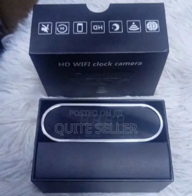 Brand Wireless Wifi Hd Camera Clock With Smart and Clear Image
