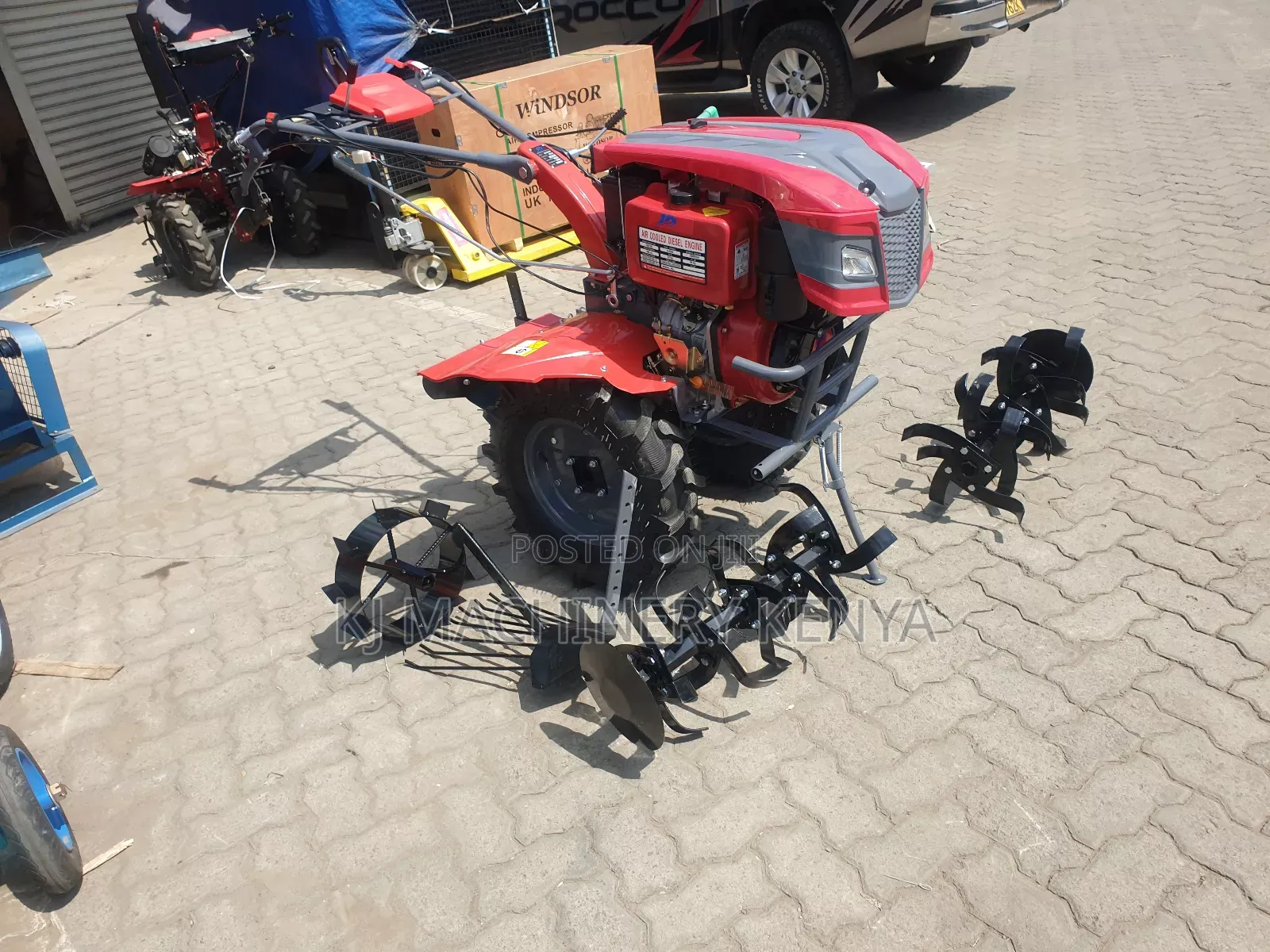 Two Wheeled Diesel Powered Walk Behind Tractor