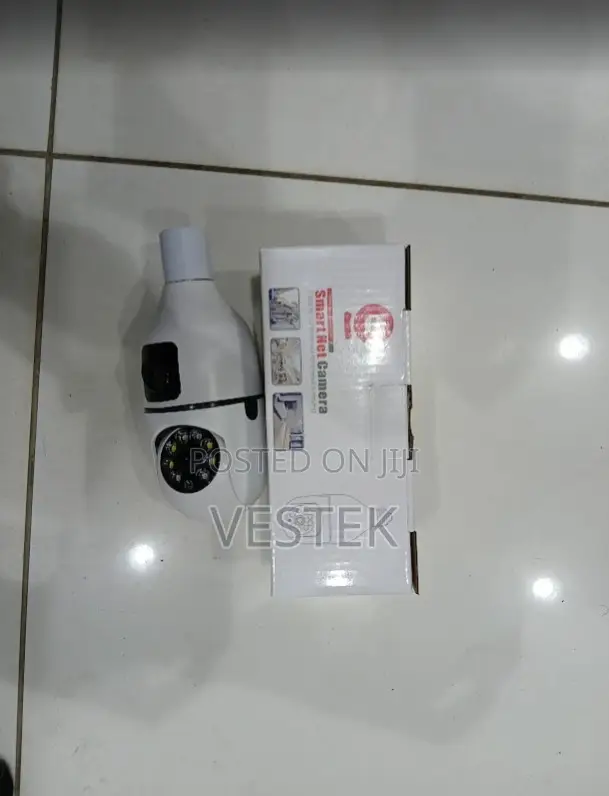 V380 Wifi Smart Net Dual Bulb PTZ Camera Dual Lens Bulb Camera