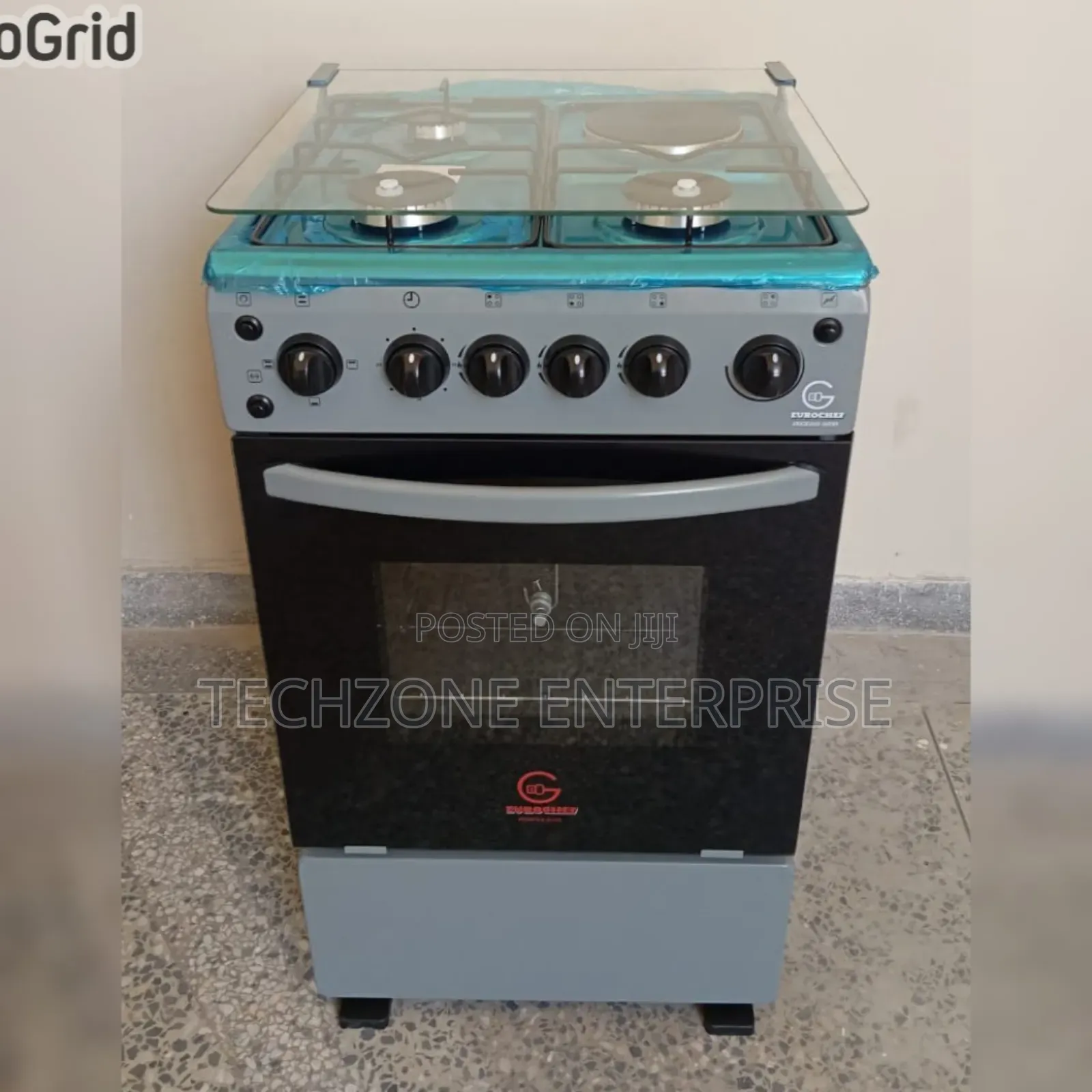 Eurochef Free Standing 3 Gas +1 Electric Cooker With Electric Oven 