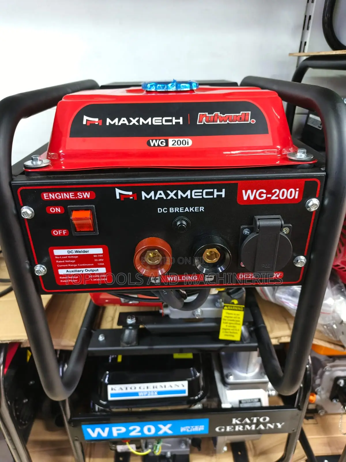 Maxmech Wg-200i 1.3kva 120amp Welding Generator