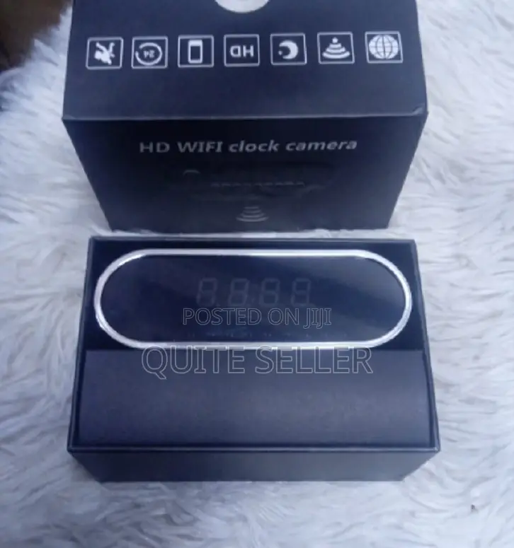 Clock Nanny Camera Wireless Ip Surveillance Camera - Motion Detection
