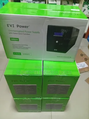 Evi 2000va / 1200w Line Interactive Ups - Lcd Display
