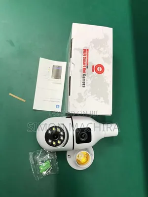 Dual Lens Bulb PTZ Camera Nanny Camera