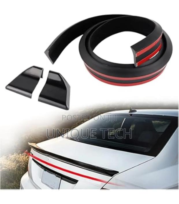 Universal Black Rubber Car Spoiler /Rear Lip Spoiler