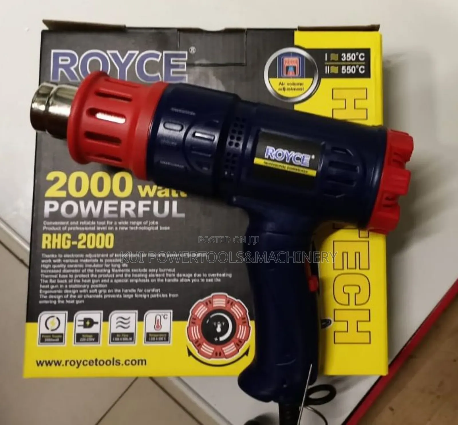 2000w Royce Heat Gun / Electric Heat Gun