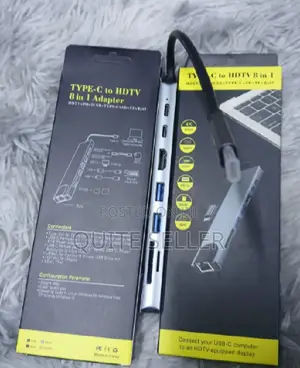 New 8 in 1 Type-C to HDTV Multifunction Adapter Brand New Original