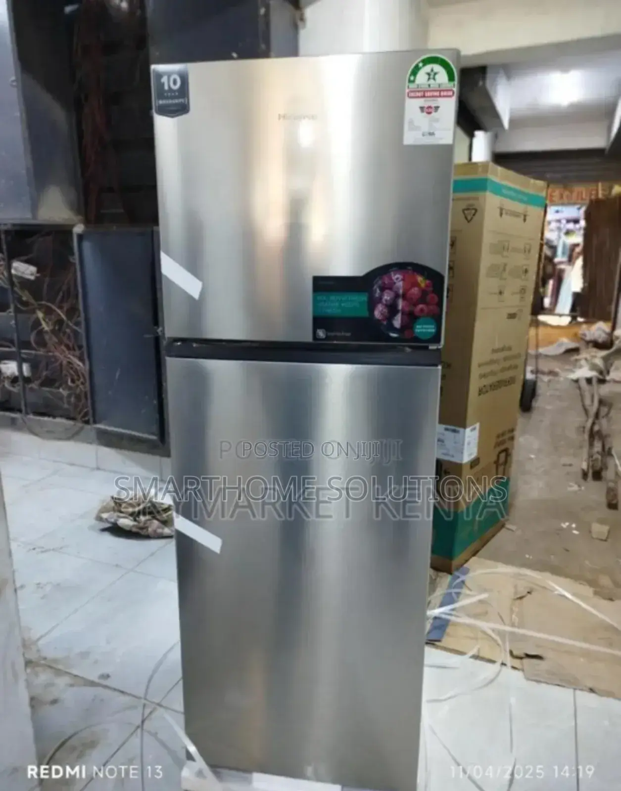 Silver 203l Hisense No Frost Fridge