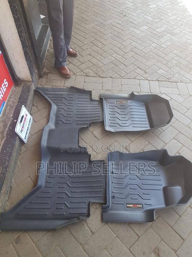 5d Tpe Floor Mats Carpet Front Rear Car Mats General Floor Mat - thumbnail 2