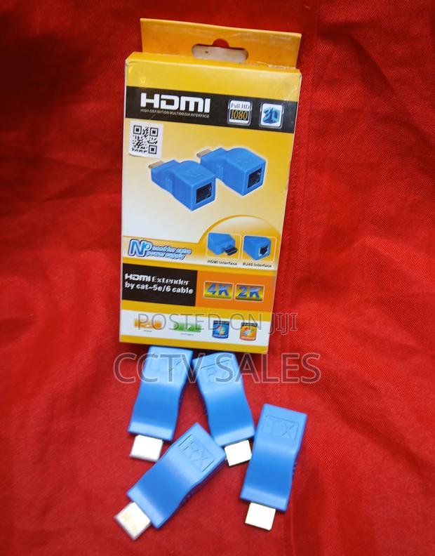 Hdmi Extender by Cat-5e/6 Cable Transmitter Up to 30m 1080
