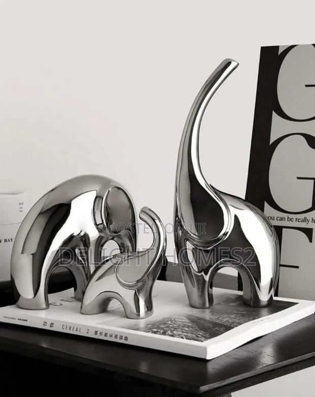 Luxury 3pcs Elephant Home Decor_ex - thumbnail 2