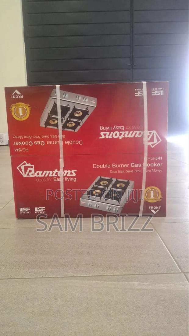 Ramtons Double Burner Gas Cooker - main view