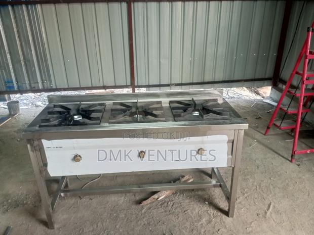 Three Phase Stainless Kitchen Burner - main view