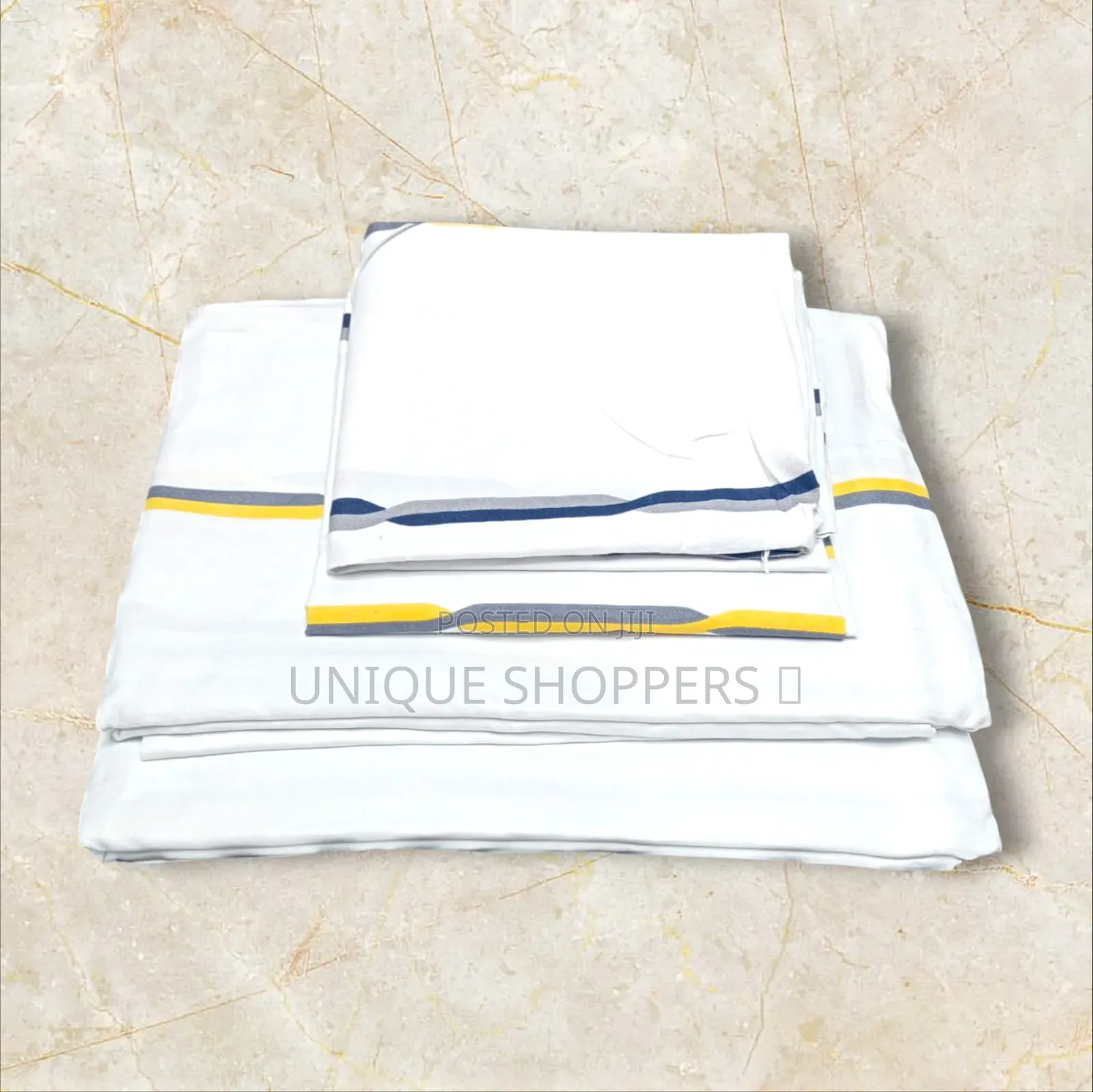 6*7 Flowery/Patterned Bedsheets* (Cotton)
2 Bedsheets
2 Pillowca