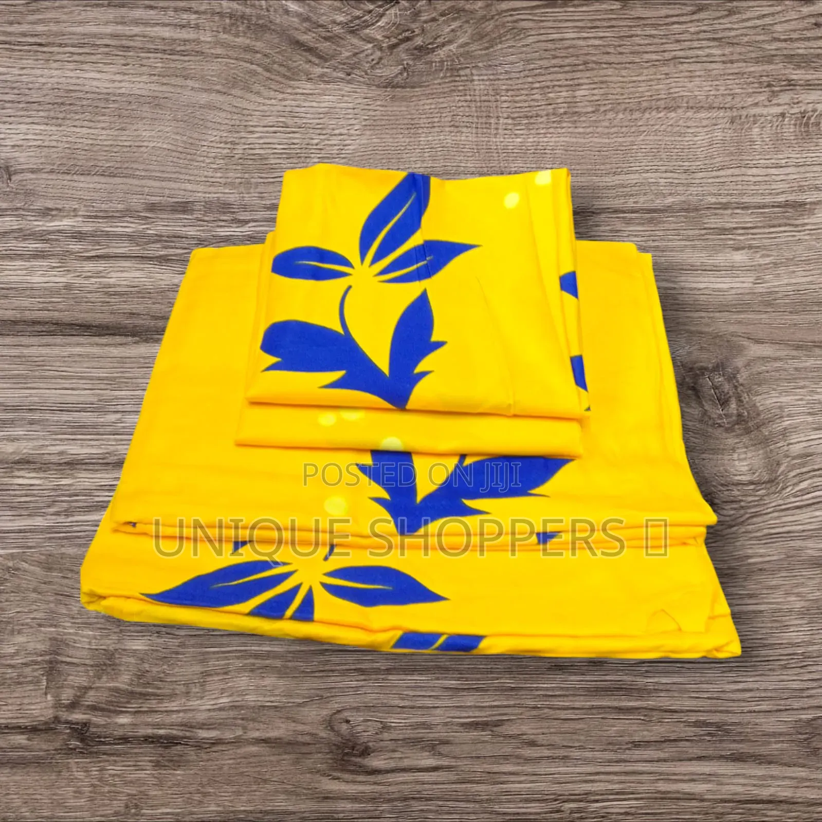 6*7 Flowery/Patterned Bedsheets* (Cotton)
2 Bedsheets
2 Pillowca