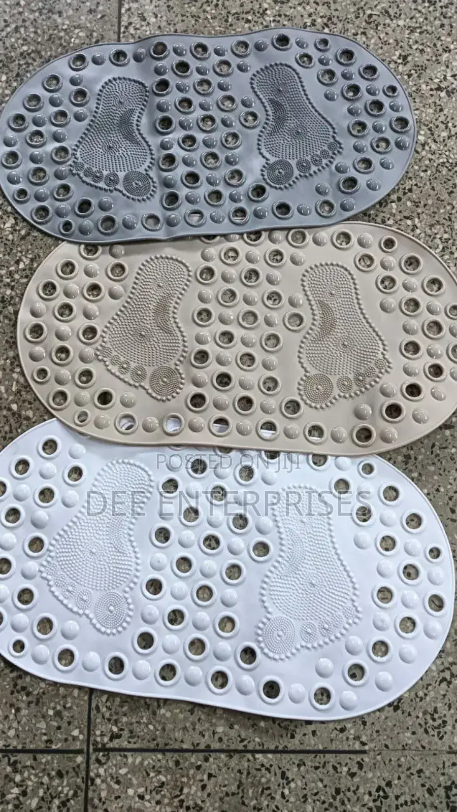 Bathroom Antislip Mat With Footprints