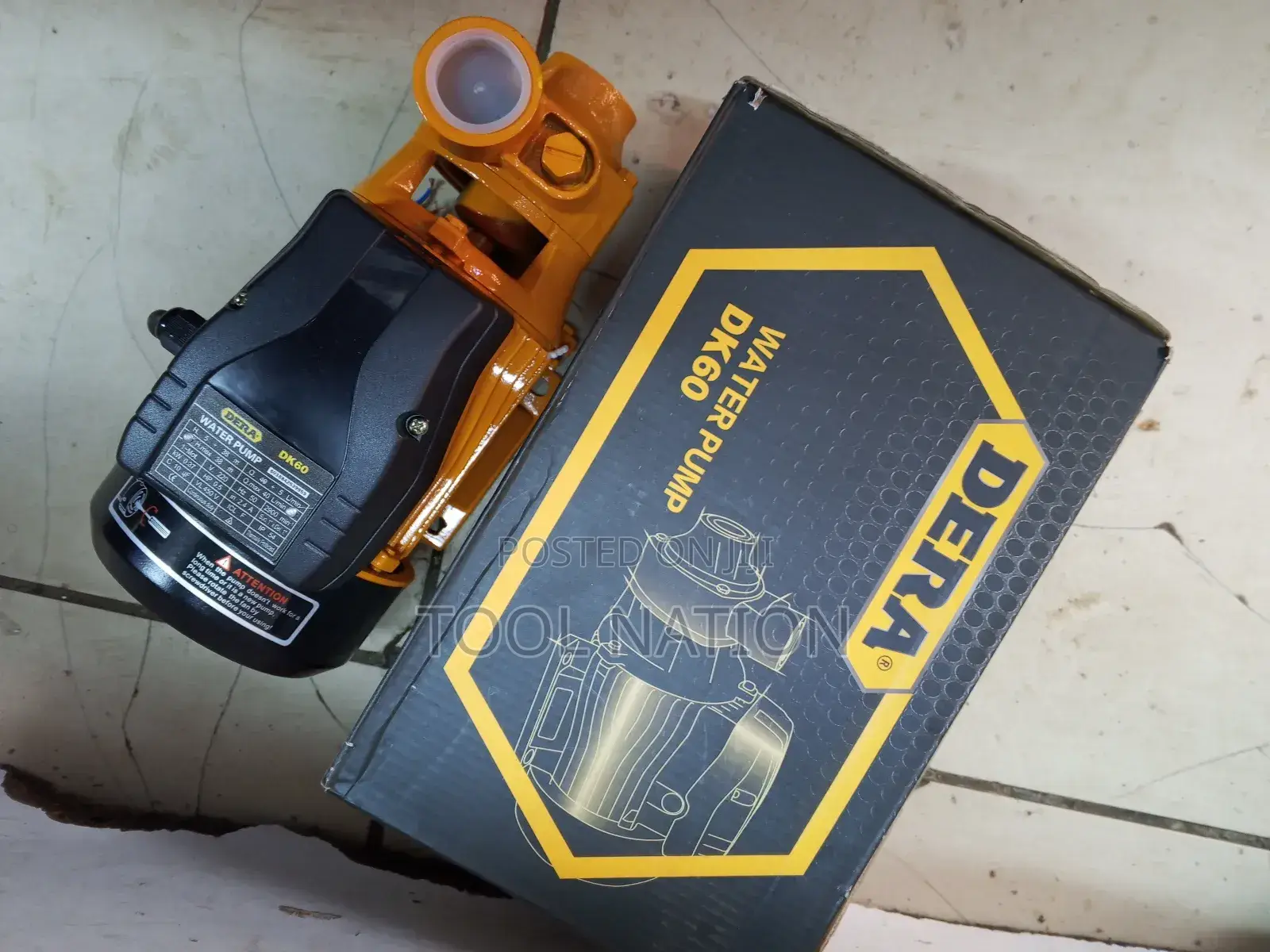 Water Pump 0.5hp/Dera