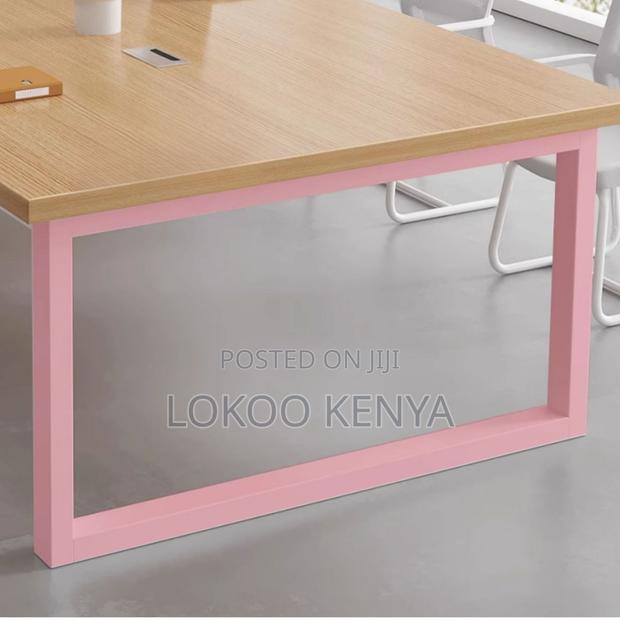 Office Table : Oversized Wooden Boardroom Table - thumbnail 5