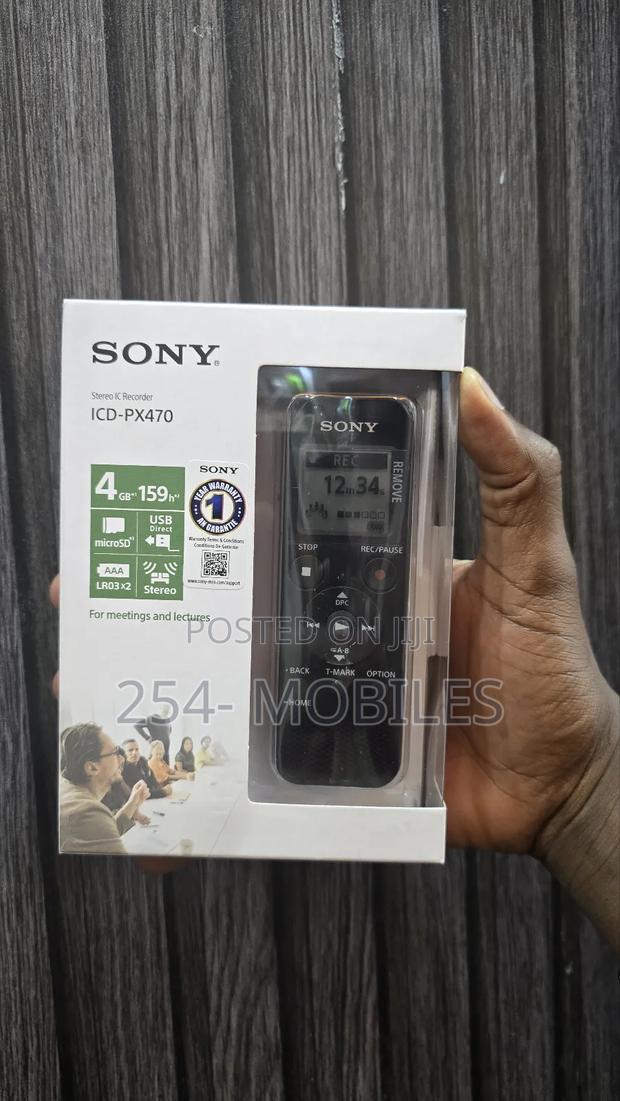Sony Icd-Px470 Digital Voice Recorder With Usb - main view