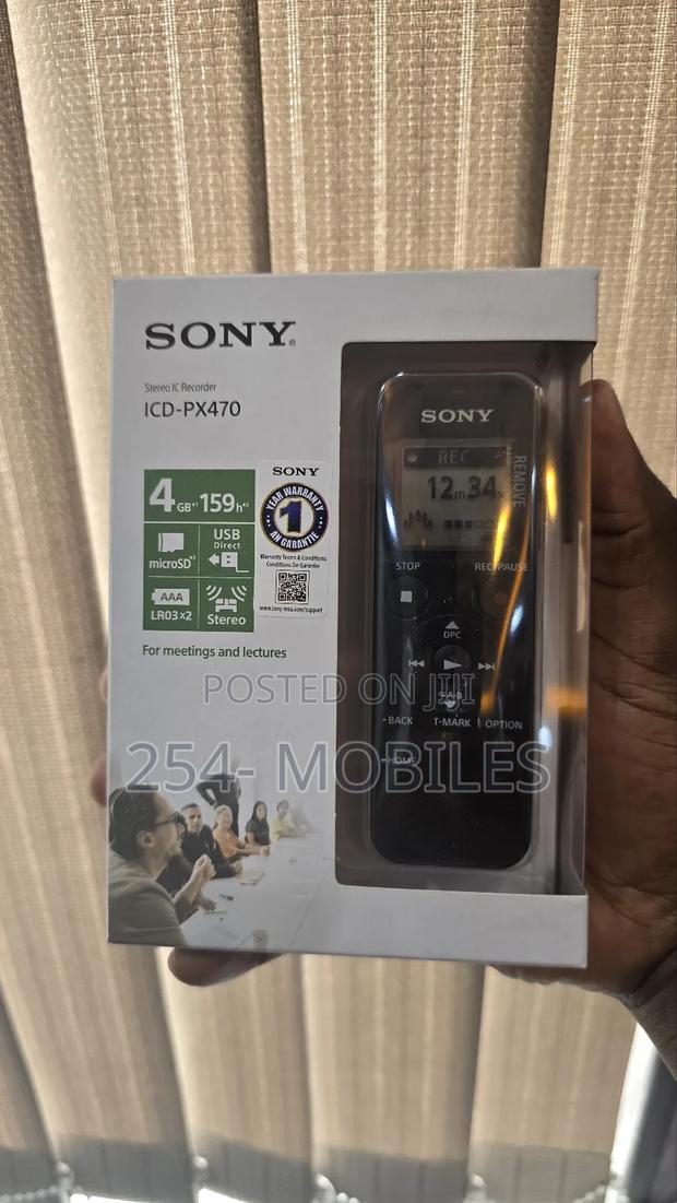 Sony Icd-Px470 Digital Voice Recorder With Usb - thumbnail 2