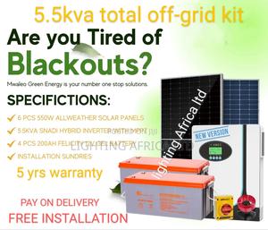 5.5kva Snadi Total Off-Grid Solar Kit Free Installation - thumbnail 2
