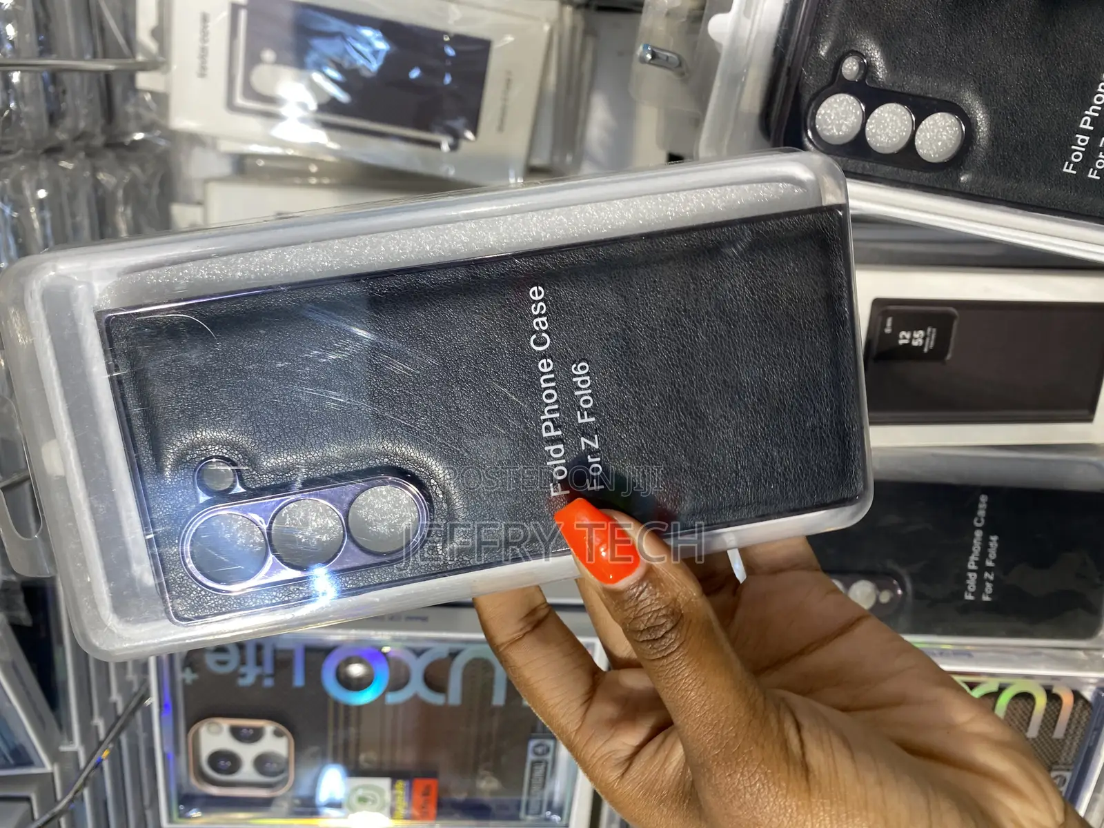 Jinduka Leather Cover Compatible for Samsung Galaxy Z Fold 6
