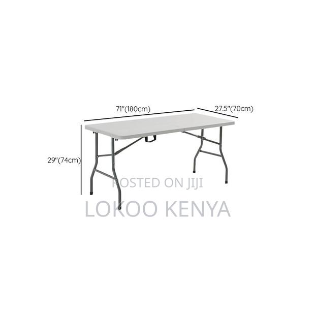 Dining Table : White Foldable Event Dining Chair - thumbnail 2