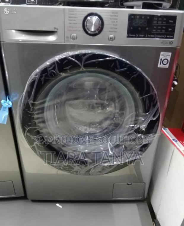 Colour Grey Lg 9kgs Washing Machine. Front Load