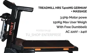 *Auto Incline Treadmill With Massger