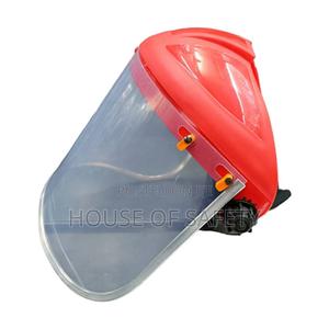 Red Clear Face Protection Shield - thumbnail 2