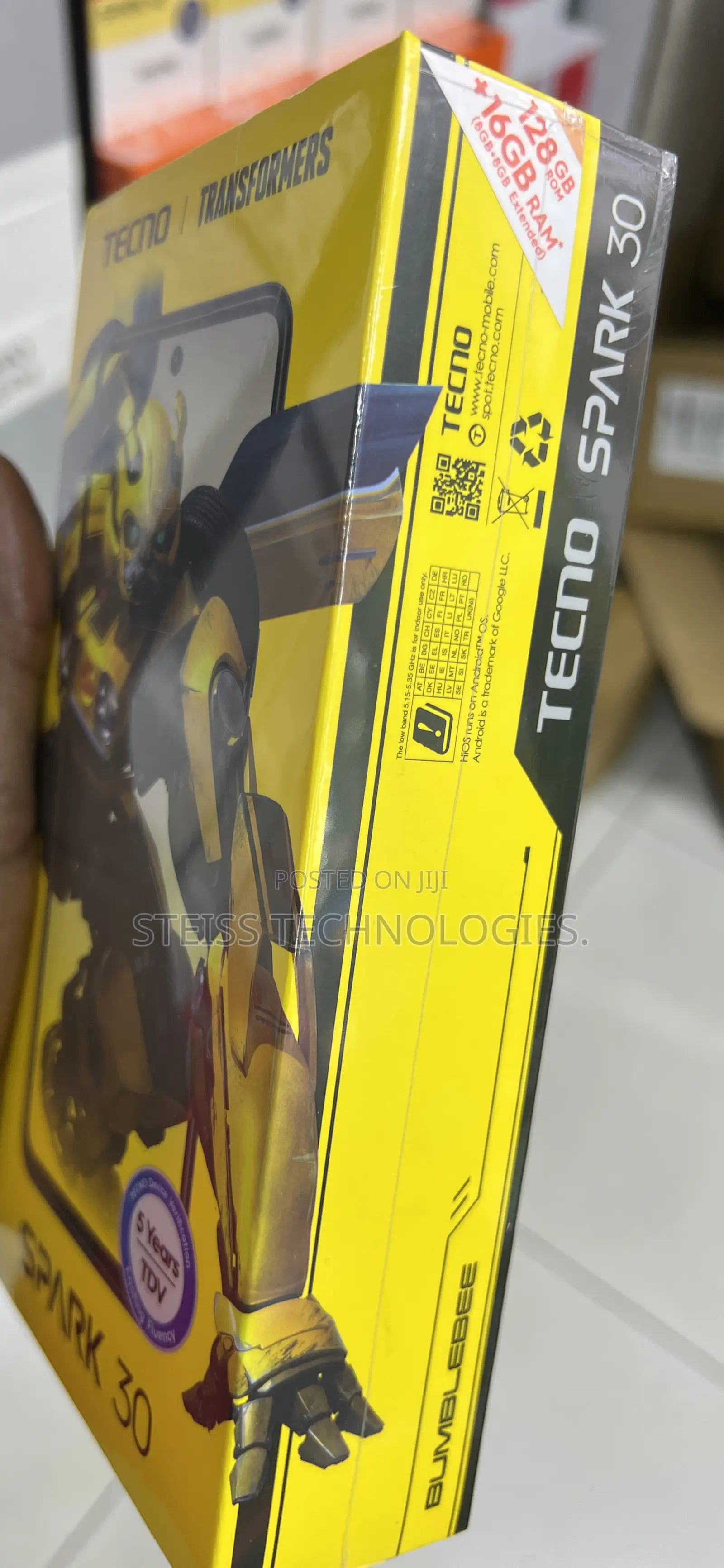 New Tecno Spark 30 128 GB Black