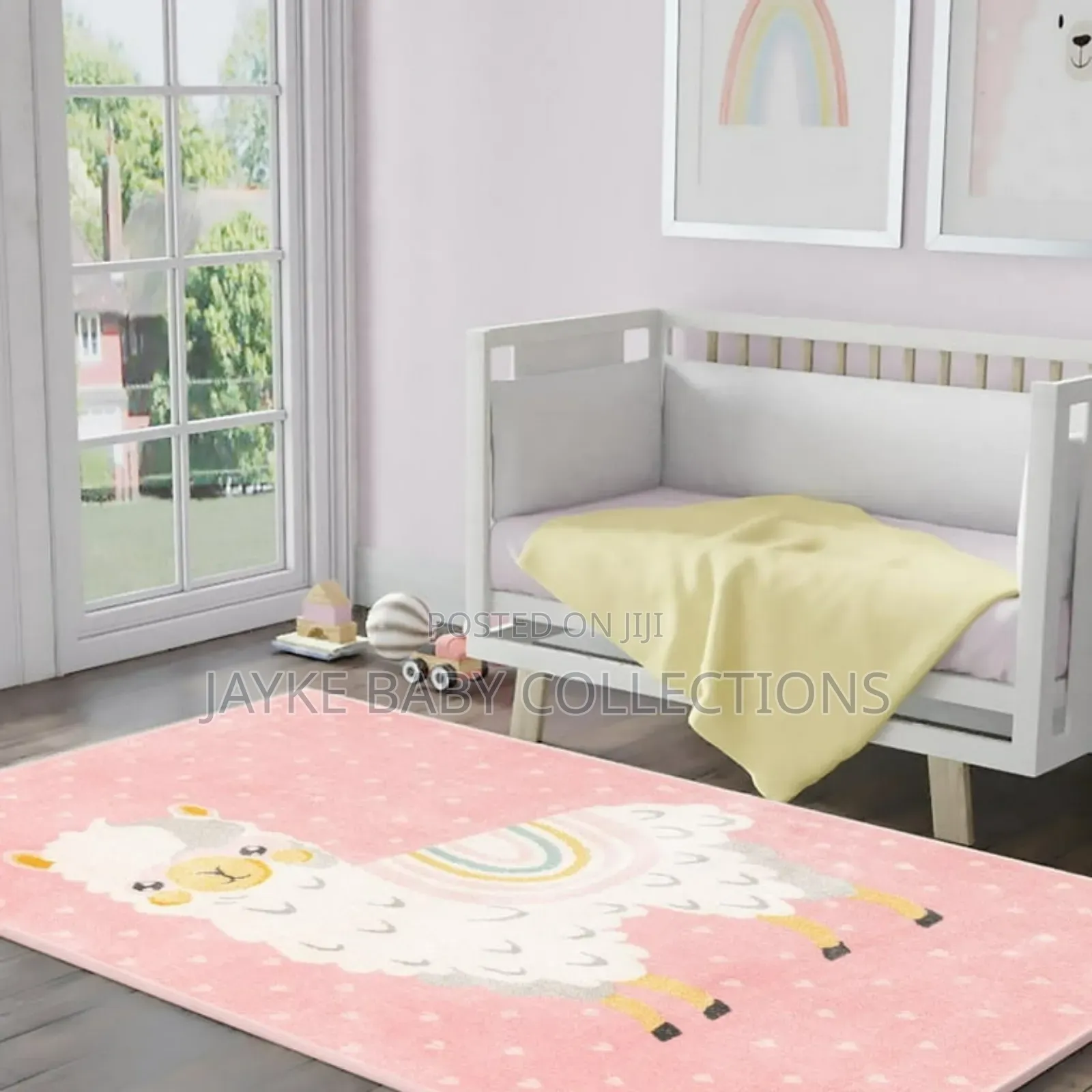 Kids Bedroom Nursery Rug 160x100cm Non-Slip