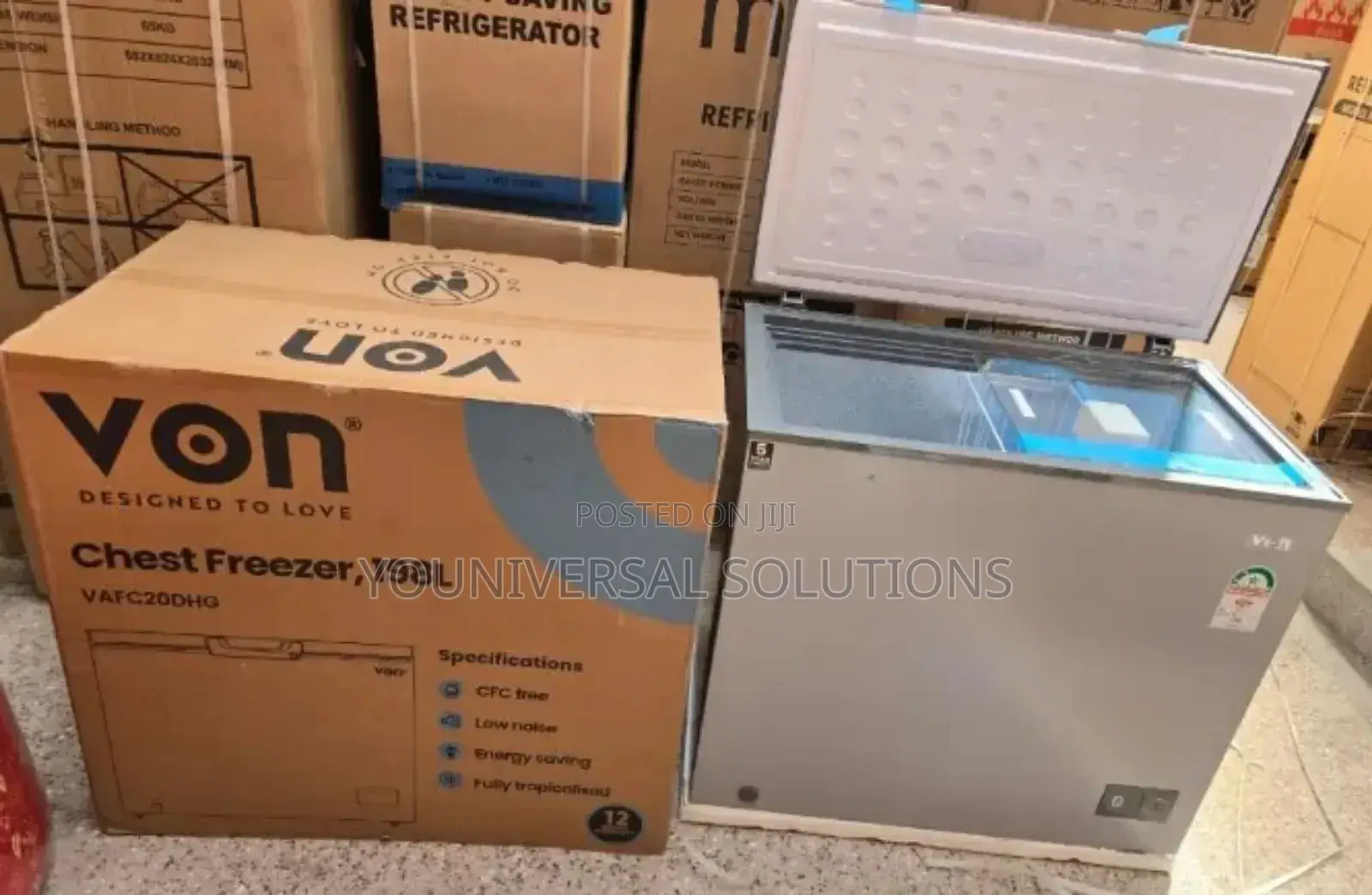 Von 198 Litres Chest Deep Freezer