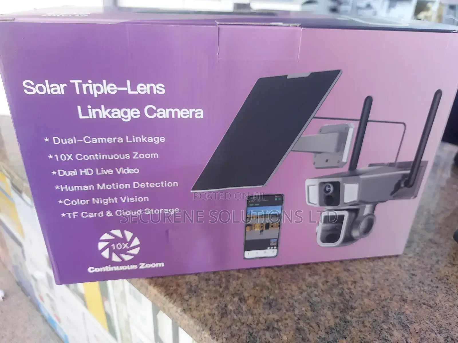 A Solar Triple-Lens Linkage Camera.