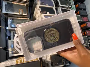 Strwefs Versace Logo for iPhone 15 Pro Back Case