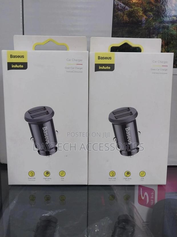 Baseus Grain Car Charger 2 X Usb-a 3.1a