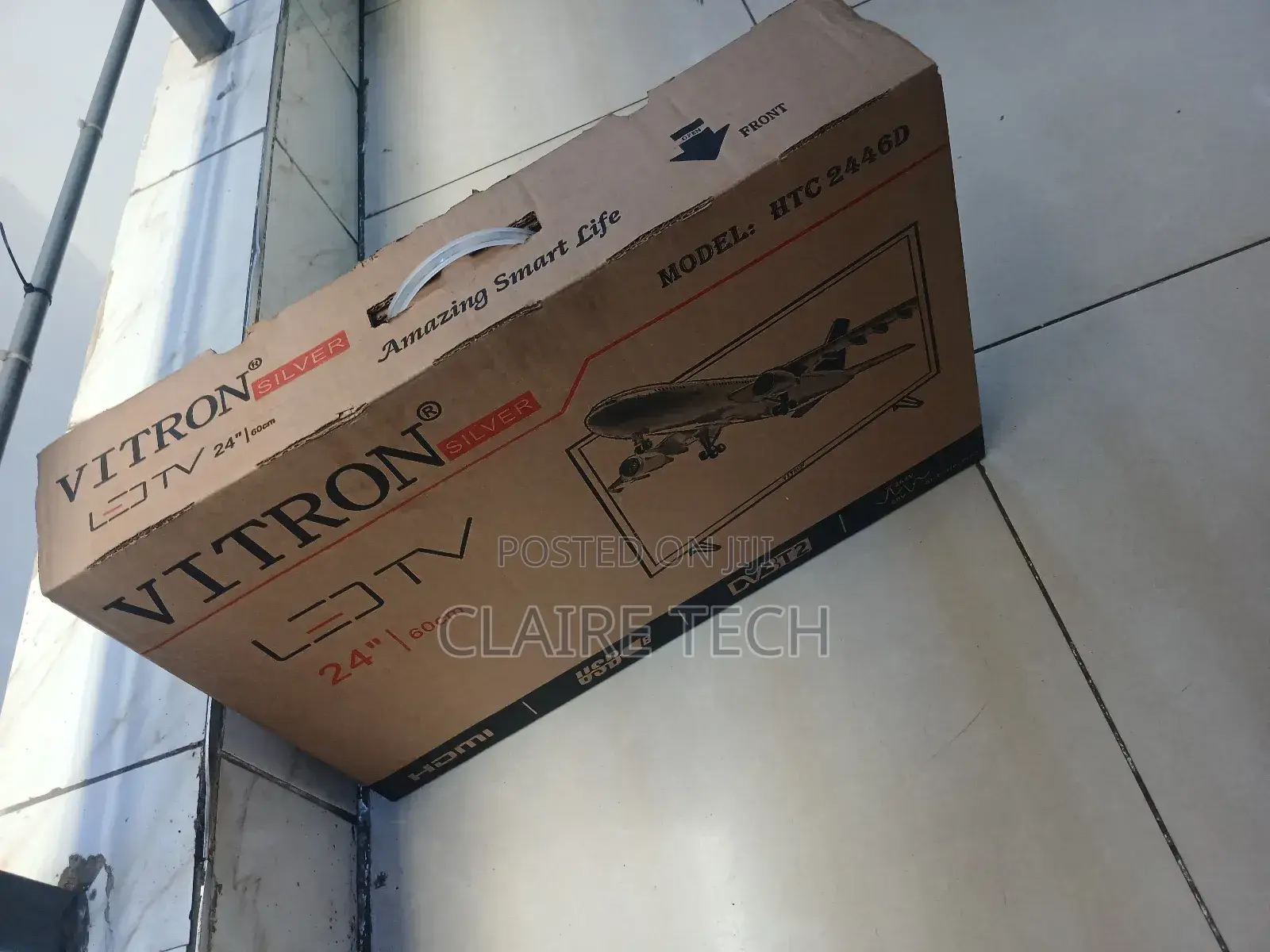 Vitron 24 Inchs Led Digital Tv With Inbuilt Decorder