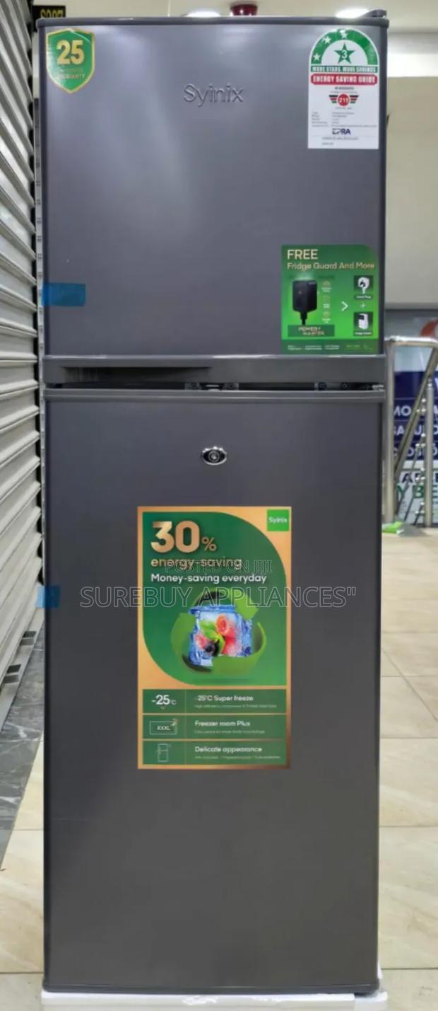 Syinix Double Door 138l 
Refrigerator - main view