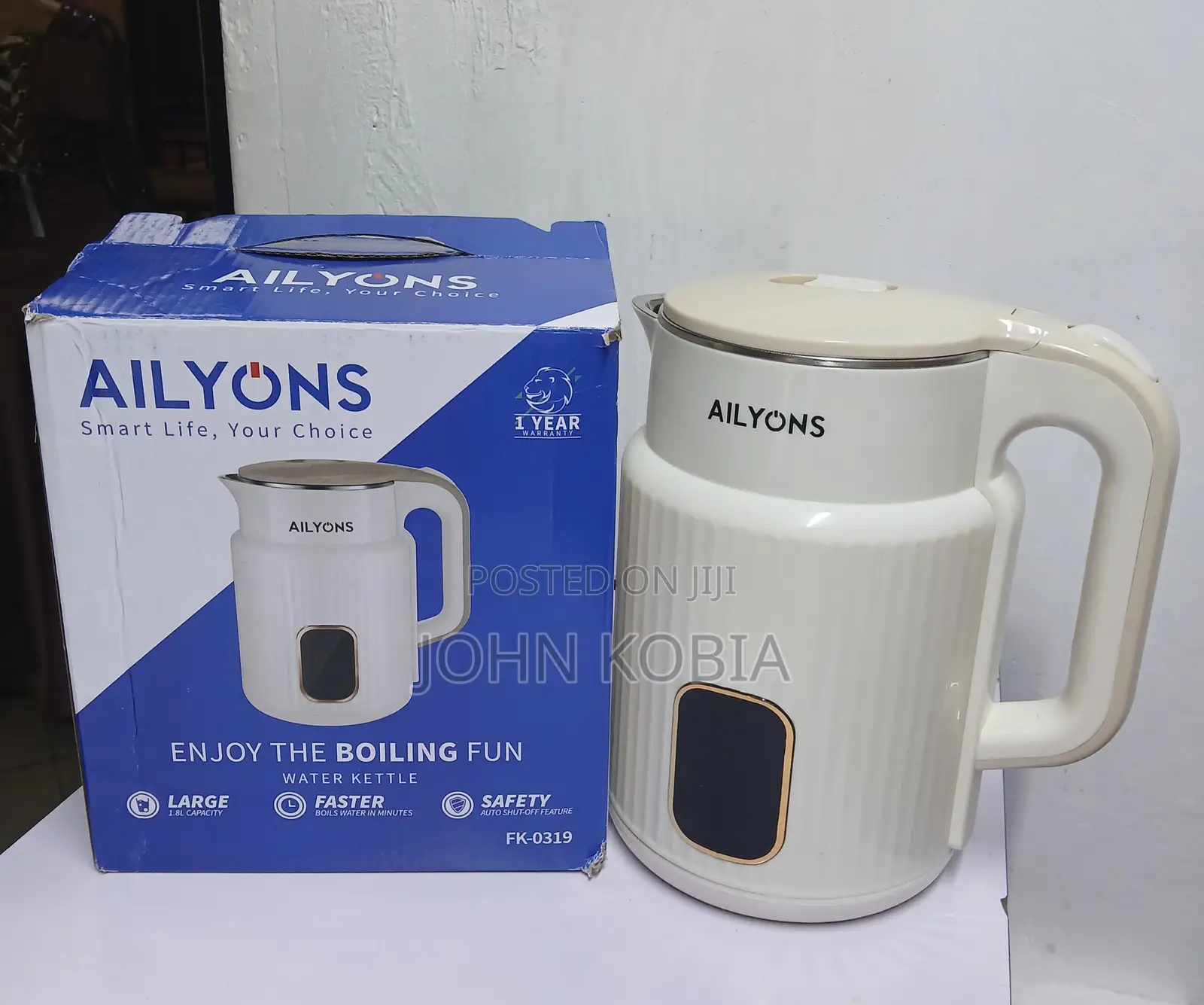 Fk-0319 Large Capacity Electric Kettle – 1.8 Liters
