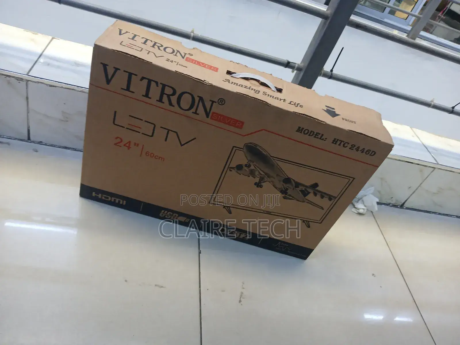 Vitron 24"Inches Digital Tv Inbuilt Decoder-Usb/Hdmi Ports Ac/Dc