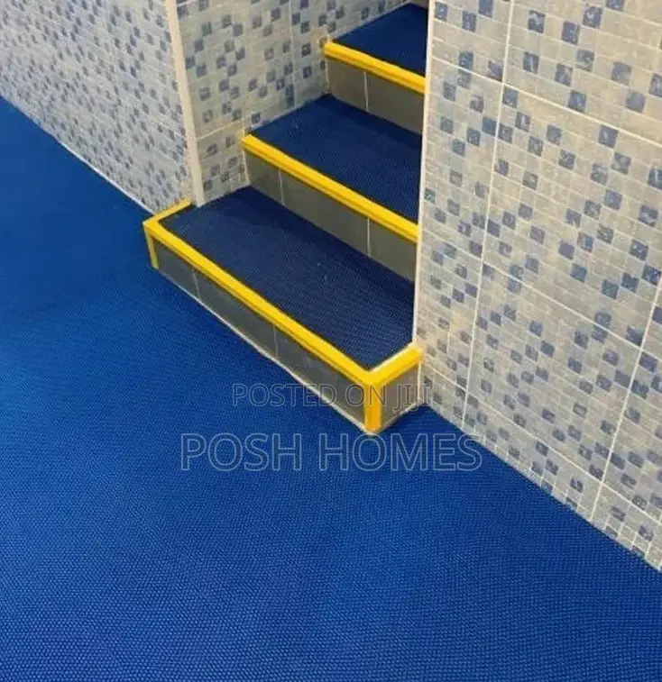 Blue PVC Anti Slip Carpets
