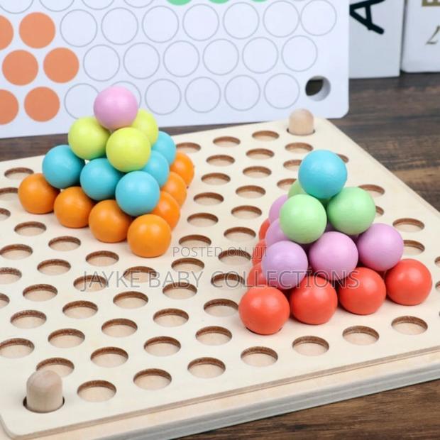 Montessori Clip Beard Puzzle Board Game - thumbnail 3