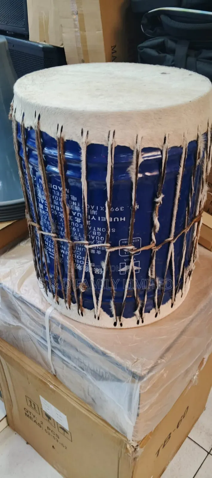Big Metal Traditional Drum